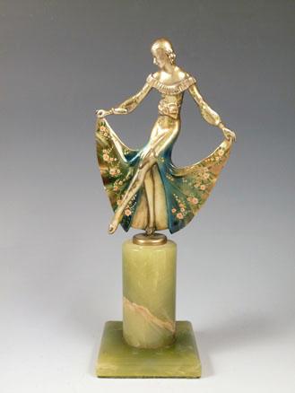 Figure of a dancing lady by 
																	Joseph Adolph