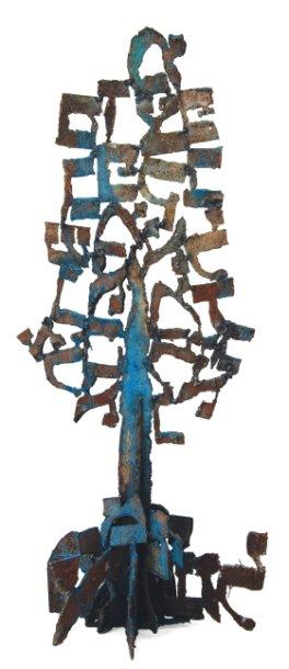 Tree of Hebrew letters by 
																	Jack Jano