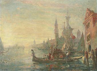 A Venetian regatta by 
																	 Gabyzot