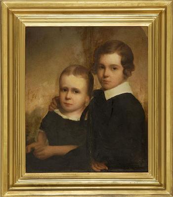 Portrait of two young boys by 
																	Nathaniel Jocelyn