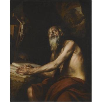 Saint Jerome by 
																	Juan Martin Cabezalero