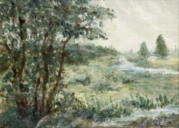 Paysage à la campagne by 
																	Gustave Jundt