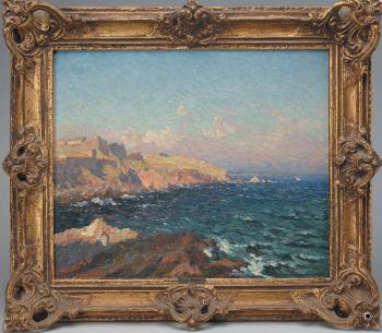 La mer à Collioure by 
																	Adrien Hamon