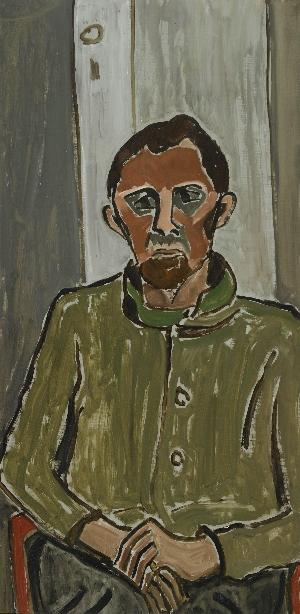 Portrait of Vincent Thomas (Vince 3) by 
																	Barker Fairley