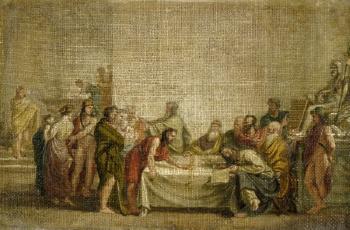 Versammlung antiker Philosophen by 
																			Giuseppe Diotti