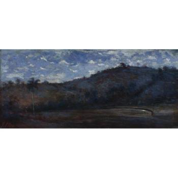 Paisaje Nocturno by 
																	Francisco Oller