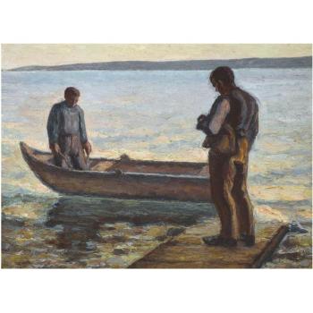 Two Fishermen by 
																	Emmanuel Zairis