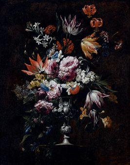 Vaso di fiori by 
																	Giovanni Saglier
