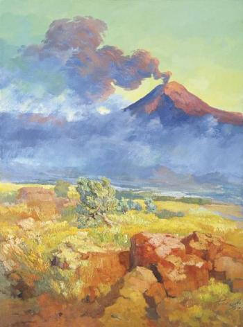 Formas eternas (Popocatépetl e Iztaccihuatl) by 
																			Hermenegildo Sosa