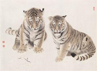 Baby Tigers by 
																	 Xie Chengxiang