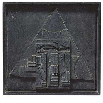The Louise Nevelson Sculpture for the American Book Award by 
																	Louise Nevelson
