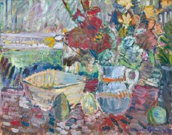Bouquet sur la table by 
																	Helena Zaremba-Cybisowa
