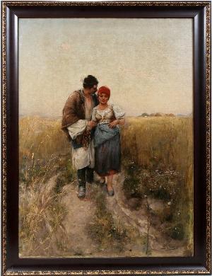 Couple courting by 
																	Otto Baditz