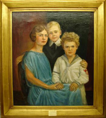 Portrait of the Ward family by 
																			Faye Swengel