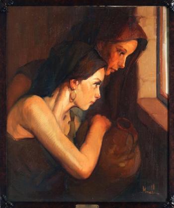 Dos mujeres by 
																	Manuel Machi
