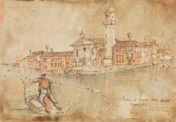 San Mattia di Murano à Venise by 
																	Constantin Hagondokoff