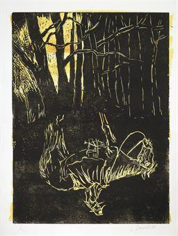Im Wald und auf der Heide: Ich zeige Karl May by 
																	Georg Baselitz