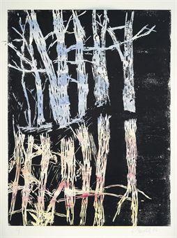 Im Wald und auf der Heide: Silence by 
																	Georg Baselitz