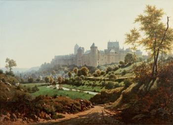 Le château de Vitré by 
																	Louis-Hector Pron