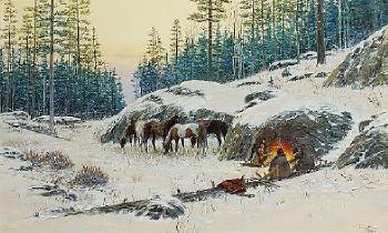 The smokeless fire (Blackfeet Indians) by 
																	Noel Daggett