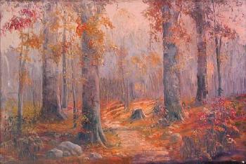 Autumn landscape by 
																	John W Hardrick