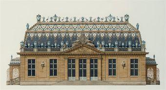 The Garden Facade, the Trianon de Porcelaine at Versailles, France by 
																	Andrew Zega