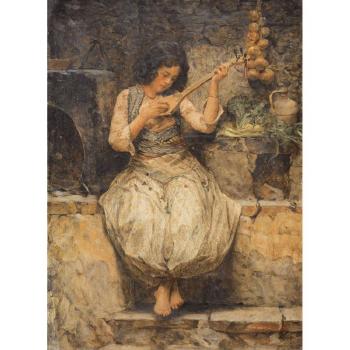La Jeune Musicienne by 
																	Svetislav Ivanowitch