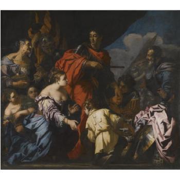 The Family Of Darius Before Alexander by 
																	Antonio Zanchi