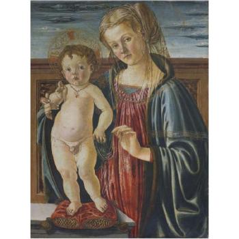 The Madonna And Child by 
																	Andrea Verrocchio