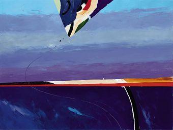 Blue Landscape with Foreground Kite by 
																	Donald Hamilton Fraser