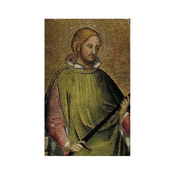 Young saint, holding a sword, probably Saint Julian the Hospitator by 
																	Angelo di Taddeo Gaddi