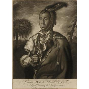 Cunne Shote, the Indian Chief by 
																	James Macardell