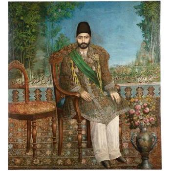 Portrait of Mirza Ali Asghar Khan Amin al-Sultan by 
																	Ismail Jalayir