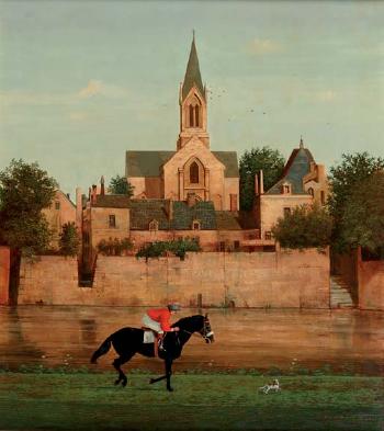 Jockey in France by 
																	Ab van Overdam
