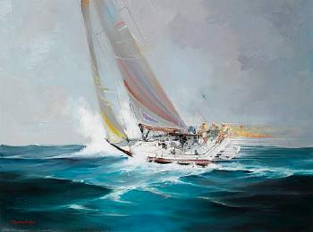 Racing yacht by 
																	Yiannis Papanelopoulos