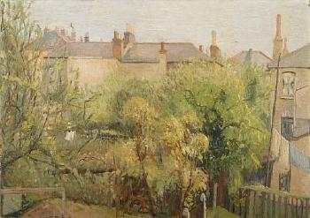 Across the gardens of Balham Grove by 
																	John Edward Croney