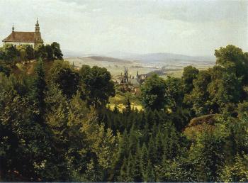 Blick auf Fulda by 
																	Karl Bernhard Mackeldey