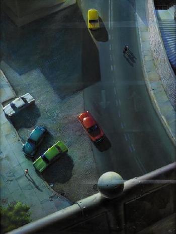 Cars arial view by 
																	Fernando Oliveira