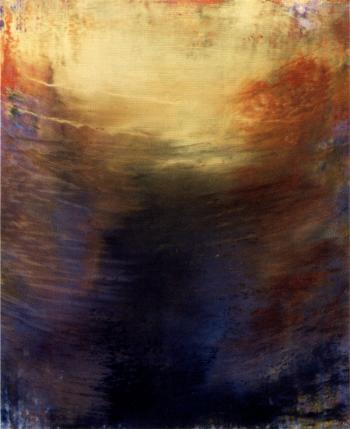 Abstract Composition, Gold Rays by 
																	Irene Valincius