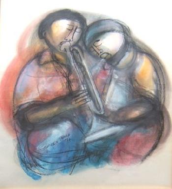 Musicians by 
																	Godfrey Ndaba