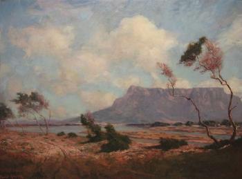 View of Table Mountain by 
																	Edward Roworth