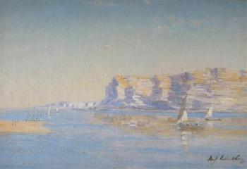 View of Karnak from the Nile by 
																	William James Laidlay