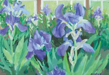 June Irises by 
																	Brian Vahey