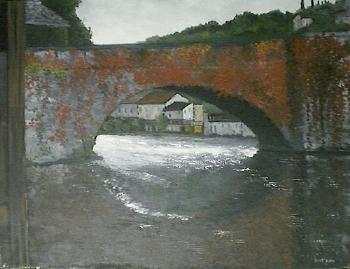 Perigord noir, pont sur la Vezère by 
																	Michel de Saint-Alban