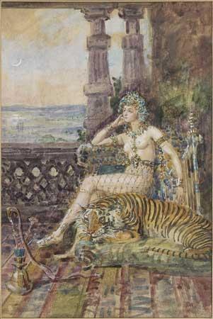 La princesse au tigre by 
																	Horace de Callias