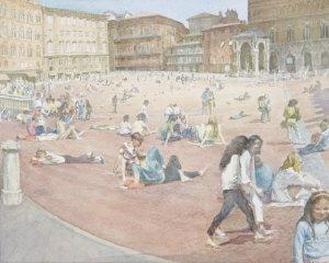 Summer Day, Siena by 
																	Thomas Rathmell