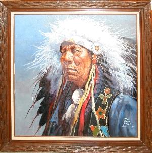 Indian chief by 
																	Jorge Braun Tarallo