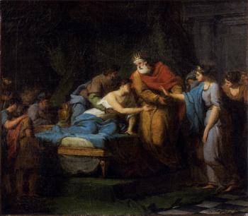 La maladie d'Antiochus by 
																			Jean Joseph Taillasson