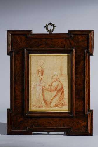 Der Heilige Antonius vor dem Kind Kniend by 
																	Giovanni Angelo Canini
