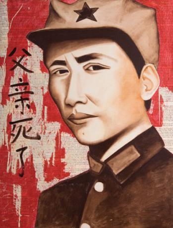 Chairman Mao as a young man by 
																	Delicia Sampero